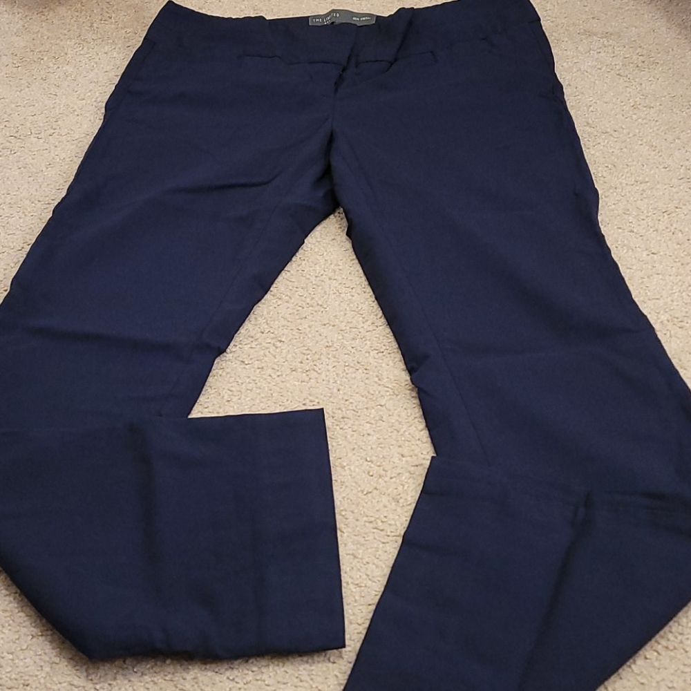 The Limited ideal stretch - dark Navy, sz 8 short